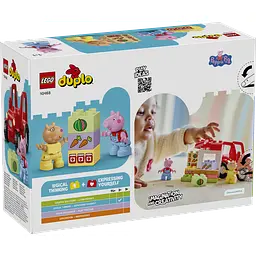 Конструктор LEGO DUPLO Peppa Pig Трактор і ринок 18 деталей (10468) - мініатюра 6