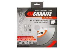 Диск відрізний алмазний MasterTool кераміка камінь Granite 230 мм - мініатюра 2