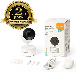 Відеоняня "Camera Smart" (WI-FI) день/ніч HD 1920x1080 3 Мп BabyOno Білий - мініатюра 2