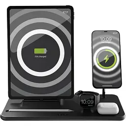 Бездротовий зарядний пристрій Zens MagSafe + Watch + iPad Wireless Charging Station Black (ZEDC21B/00) - мініатюра 3