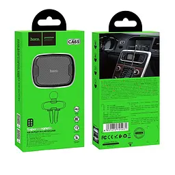Холдер Hoco CA65 Sagittarius series air outlet magnetic car holder Чорний - мініатюра 3