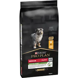 Сухий корм для цуценят та молодих собак середніх порід Purina Pro Plan Puppy Medium, з куркою, 12 кг (12375807) - мініатюра 2