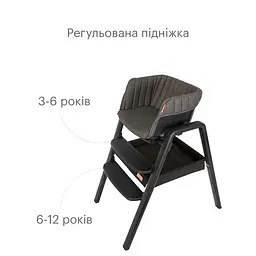 Стільчик для годування Tutti Bambini Nova чорний (611010/9999) - мініатюра 6