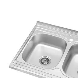 Кухонна мийка Kroner KRP Satin-6080Z (0,8 мм) (CV022827) - мініатюра 5