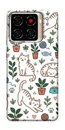 TPU чохол Demsky Cats pattern для ZTE Blade A56
