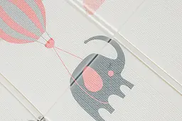 Дитячий килимок Poppet Літаюче слоненя та Ніжні хмаринки двосторонній складний 200х150x1 см (PP025-150H) - мініатюра 6
