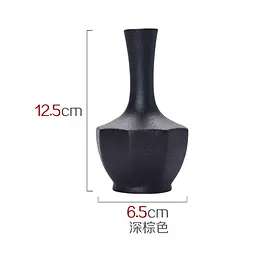 Японська ваза Newtea Пагода чорна 12.5 x 6.5 см - мініатюра 4