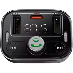FM-трансмітер Baseus FM Launcher S-09 Pro Black (C10762200113-00) [102398] - мініатюра 5