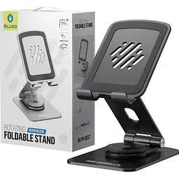 Підставка для смартфона Blueo Rotary Folding Dark Gray (P012-DGR) [129086] - мініатюра 1