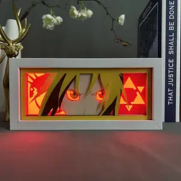 Світильник нічник 3D Сталевий Алхімік Едвард Елрік Fullmetal Alchemist Edward Elric 20 см NL3D FA EE