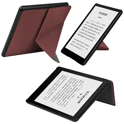 Обкладинка Ultra Slim Origami BeCover для Amazon Kindle Paperwhite 12th Gen. 2024 7" Red Wine (712842) - мініатюра 2