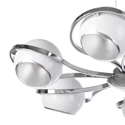 Люстра підвісна Brille в спальню E14 40W CH WH (BL-301S/6) - мініатюра 3