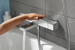 Змішувач з термостатом для ванни Hansgrohe Ecostat E Coolcontact 15774000 Хром - мініатюра 2