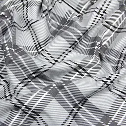 Простирадло Cosas на резинці фланель 80х160 basalt tartan, чорний (Flannel_BasaltTartan_80x160x20) - мініатюра 6