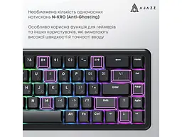Клавіатура Ajazz AK680 MAX Magnetic Switch Black (AK680-WM-B-A) - мініатюра 3
