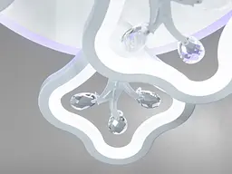Стельова LED-люстра з диммером і кольоровою підсвіткою, 150W - мініатюра 4