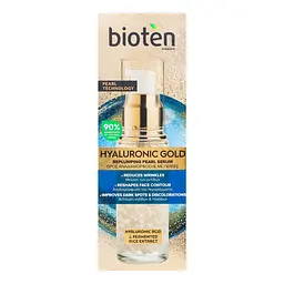 Сироватка для обличчя Bioten Hyaluronic Gold Replumping Pearl Serum 30 мл - мініатюра 3