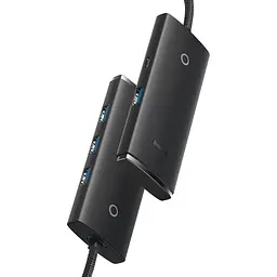 USB-хаб Baseus Lite Series 4-in-1 USB-C HUB (WKQX030301) [158360] - мініатюра 4