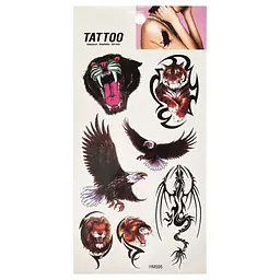 Тимчасове татуювання Тварини та птахи Tattoo 1020-HM595