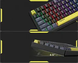 Клавіатура Onikuma ігрова M-52 з RGB підсвіткою бездротова геймерська Bluetooth для ПК і Mac - мініатюра 7