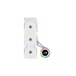 Система рідинного охолодження Lian Li HydroShift II LCD-C 360 FANLESS White (G89.GHS2LCD36W.00) - мініатюра 2