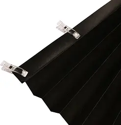 Жалюзі-плісе самоклейні на вікна 60 x 180 см чорні (BLINDS-BLACK60X80) - мініатюра 7