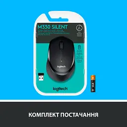 Мишка Logitech M330 Silent plus Black (910-004909) - мініатюра 7