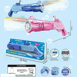 Автомат з мильними бульбашками, акумулятор 3.7 V, пляшечка з мильною рідиною - мініатюра 2