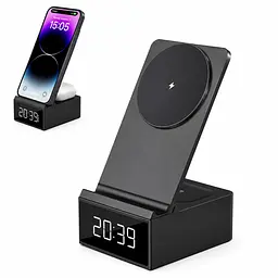 Бездротова зарядна станція WiWU WI-W011 2в1 15W для iPhone та AirPods - мініатюра 6