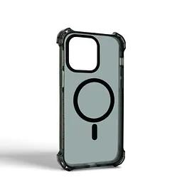 Чехол-накладка для Apple iPhone 13 Pro Max, Bounce, черный, матовый, противоударный защитный чехол из TPU с магнитом для беспроводной зарядки, защита всего корпуса, бортик вокруг дисплея, амортизирующие вставки, ArmorStandart (ARM75260) - мініатюра 2