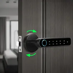 Біометричний розумний кодовий смарт замок на міжкімнатні двері Badodo Security 196 (100998) - мініатюра 3