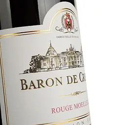 Вино Baron de Cresset червоне напівсолодке 0.75 л - мініатюра 3