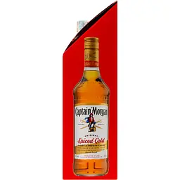 Алкогольний напій Captain Morgan Spiced Gold 35% 0.7 л + склянка - мініатюра 8