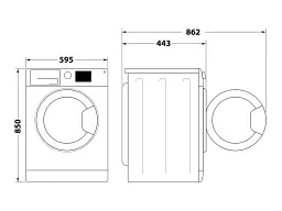 Пральна машина автоматична Indesit OMTWSE 61293 WK UA - мініатюра 5