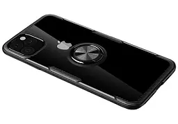 Чехол Primolux Ring Magnetic Stand для Apple iPhone 11 Pro Black - мініатюра 3