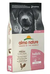 Сухий корм для цуценят великих порід Almo Nature (Альмо Натюр) Holistic Puppy зі свіжою куркою 12 кг