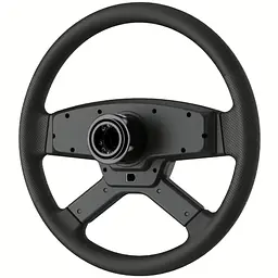 Кермо Moza Racing TSW Truck 40 cм 14 кн. RGB чорне - мініатюра 3