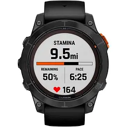 Смарт-годинник Garmin Fenix 7 Pro Solar Edition Slate Gray with Black Band (010-02777-00) [90551] - мініатюра 3