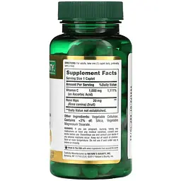Вітамін С Nature's Bounty Vitamin C with Rose Hips 1000 мг 100 каплет - мініатюра 2