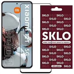 Захисне скло SKLO 3D для Xiaomi 12T / 12T Pro Чорний