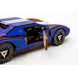 Дерев’яний 3D конструктор Fast car Gt Puz-26915, 164 деталі - мініатюра 4