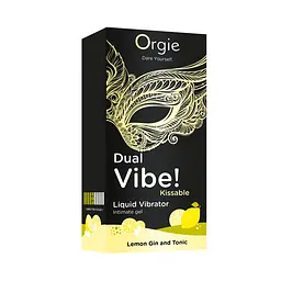 Рідкий вібратор Orgie Dual Vibe Lemon Gin Tonic - мініатюра 4