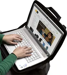 Сумка Attache 16" QNS-116 Black Case logic sum0028102 - мініатюра 9