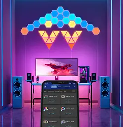 Світлодіодні панелі Govee Glide Hexa Light Panels 10шт (H6061) [87060] - мініатюра 5