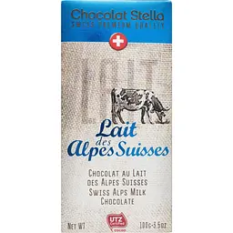 Шоколад молочний Chocolat Stella Swiss Alps Milk 100 г (674741)