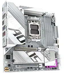 Материнська плата Gigabyte B850M AORUS ELITE WIFI6E ICE (B850M AORUS ELITE WIFI6E ICE) (Socket AM5, AMD B850, Micro-ATX) - мініатюра 3