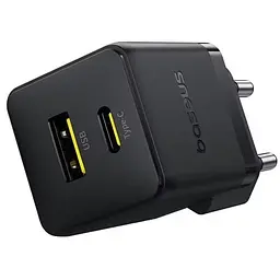 Зарядний пристрій Baseus Palm Fast Charger C+U 30W EU cluster black (P1011160A113-00) - мініатюра 3