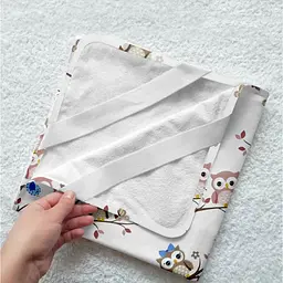 Наматрацник непромокаючий Cosas Beige Owl 70х120 см бежевий (WaterSheet_OwlBeige_120) - мініатюра 4