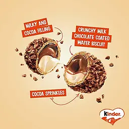 Цукерки Kinder Schoko-Bons Crispy 67г - мініатюра 6