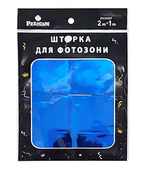Шторка для фотозони PELICAN "Квадрат" 1х2м темно-синій "Квадрат" #215